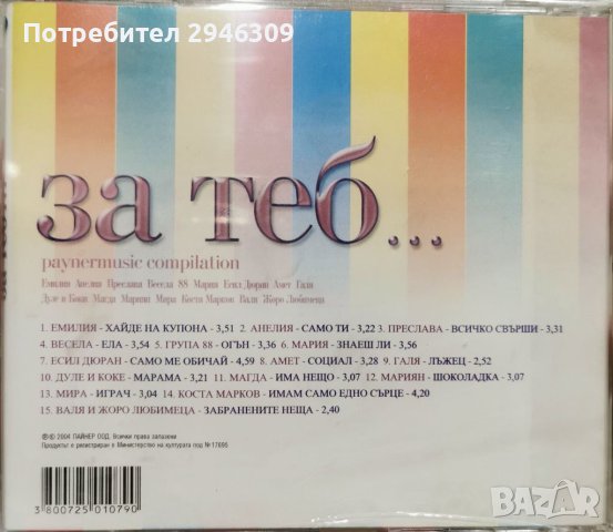 За теб... (2004), снимка 2 - CD дискове - 41881523