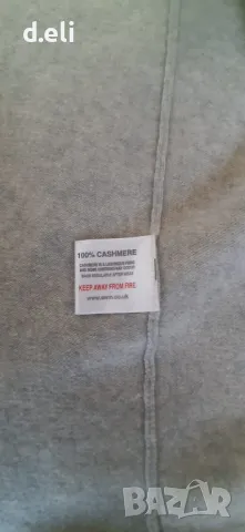 Isle UK 🇬🇧 Size M 100% Кашмир Дълга жилетка, снимка 3 - Жилетки - 49737362