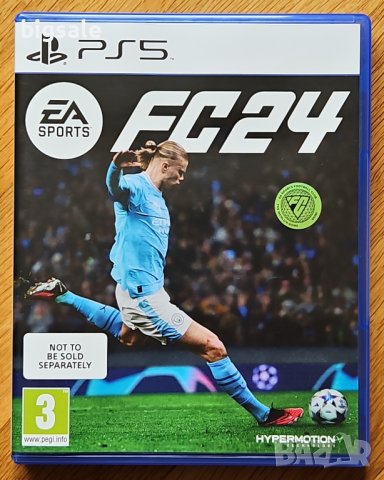 Перфектен диск игра FC 24 PS5 Playstation 5 FIFA 2024 FC24 Плейстейшън, снимка 1