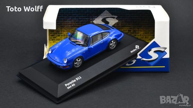 Porsche 911 Carrera RS (964) '1992 - Solido - 1/43, снимка 2 - Колекции - 52669395
