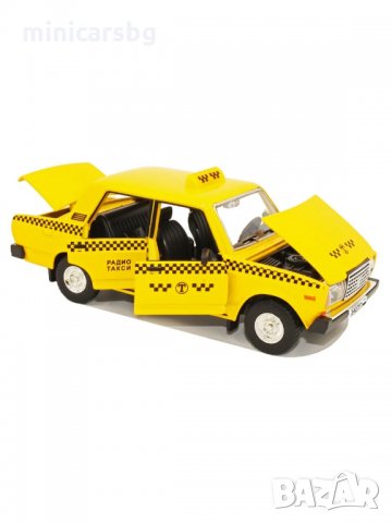 Метални колички: Lada 2107 Taxi - 1:24 (Лада Такси), снимка 4 - Колекции - 35734464