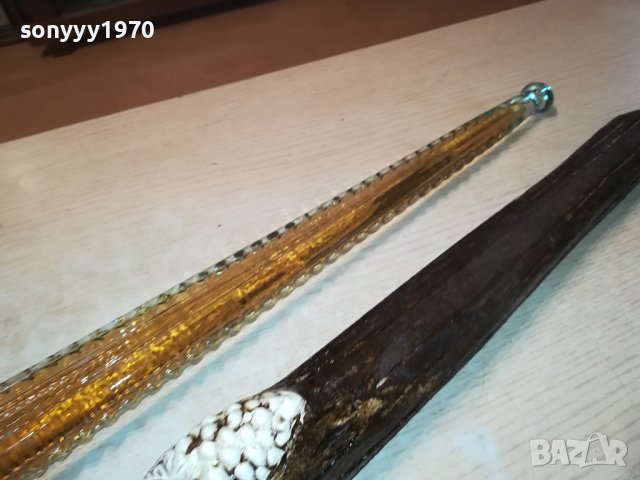 АРМЕНСКИ МЕЧ ОТ СТЪКЛО И СМОЛА 80СМ 0707231101, снимка 11 - Колекции - 41475839