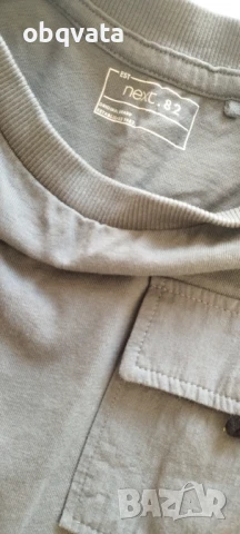 Сива тениска NEXT за момче, снимка 5 - Детски тениски и потници - 50863991