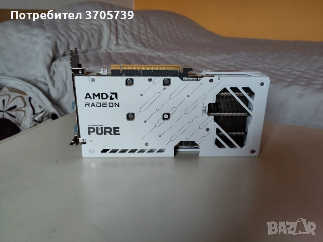 Sapphire Pure rx9060xt 16gb + 700W захранавен, снимка 2 - Видеокарти - 52788183