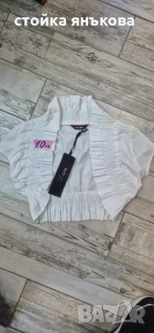 Продавам цикламено и бяло болеро къс ръкав, снимка 9 - Сака - 41476541