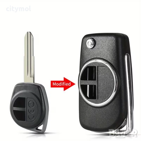 Модифицираща кутийка с 2 бутона за SUZUKI Vitara, Swift, Ignis и други, с острие SZ11R