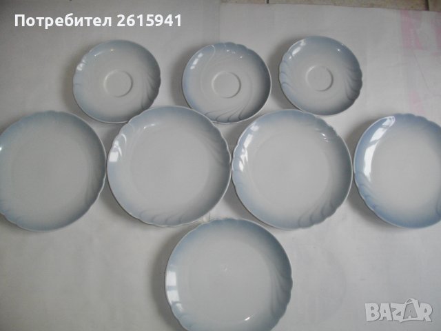 Seltmann Weden Bavaria Porcelan W.Cermany Dxx-ф145-ф195мм-8 бр.Чинии Антикварни, снимка 5 - Чинии - 39874614