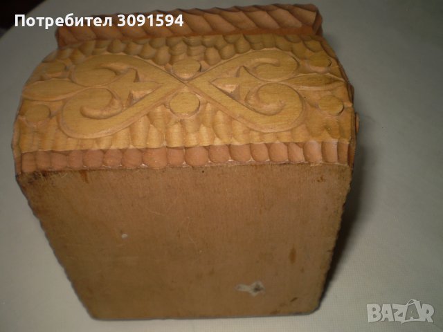 Ръчно изработена дърворезба кутия за бижута с ключ, снимка 8 - Други ценни предмети - 41656648