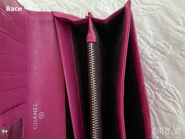 CHANEL портмоне естествена кожа., снимка 5 - Портфейли, портмонета - 51633530