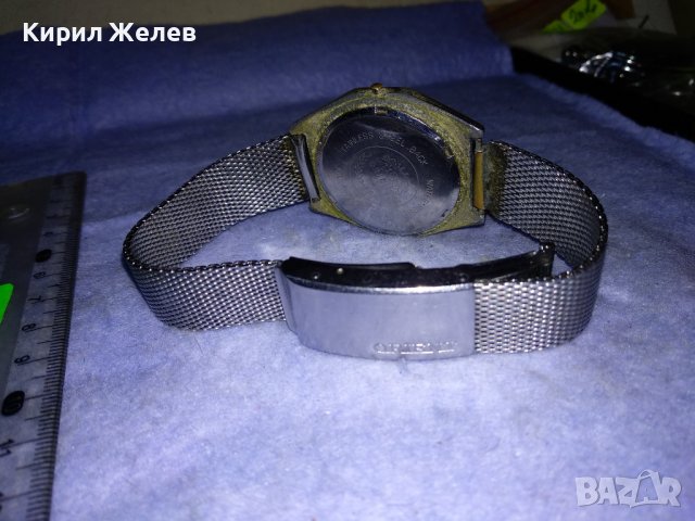 ORIENT AAA Crystal 21 JEWELS Стар МАРКОВ ЯПОНСКИ МЕХАНИЧЕН ЧАСОВНИК с Неръжд СТОМАНЕНА ВЕРИЖКА 36571, снимка 6 - Антикварни и старинни предмети - 39892680