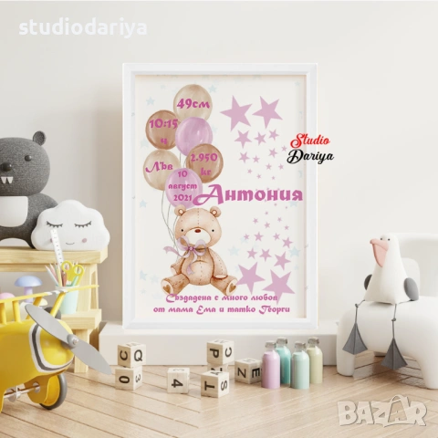 Бебешки визитки за момиче, снимка 9 - Други - 53147584