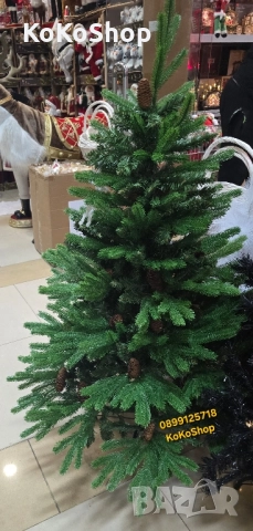 Изкуствена елха с 2D и 3D клони-150 см./реалистична луксозна елха