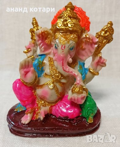 19 и 20. Статуетка на Ганеша -14см- Резин, снимка 2 - Статуетки - 35812494