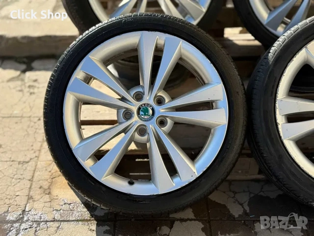 5х112 18 Джанти Шкода Октавиа Супърб 5x112 Skoda Octavia Superb, снимка 2 - Гуми и джанти - 53447296