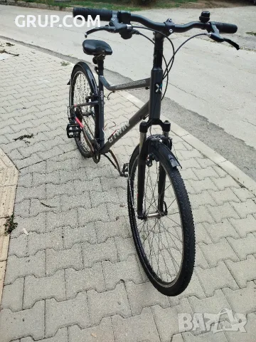 Градско Трекинг B'TWIN Riverside 500 inside 28цола 9скорости  ТОП СЪСТОЯНИЕ Алуминиев , снимка 4 - Велосипеди - 55804813