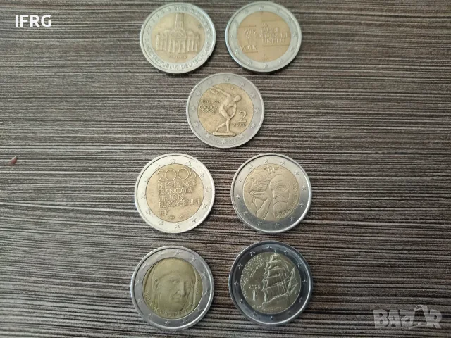 Различни юбилейни монети от 2 евро