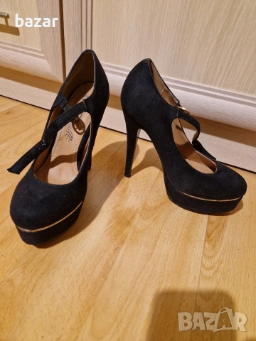 Обувки на висок ток, снимка 3 - Дамски обувки на ток - 53623227