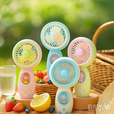 Ръчен USB мини вентилатор, снимка 4 - Друга електроника - 51948553