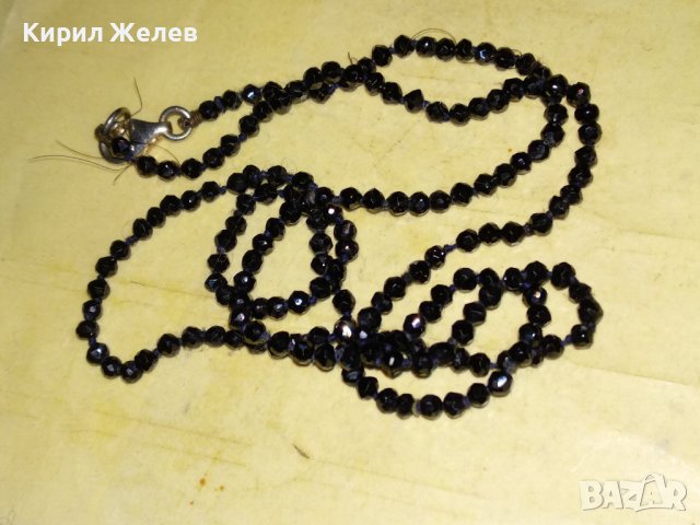 ПРЕКРАСНО СКЪПОЦЕННО АР ДЕКО СТИЛ КОЛИЕ - ФАСЕТИРАНИ ИСКРЯЩИ МАРКАЗИТИ и СРЕБРО 925 ЗАКОПЧАЛКА 21636, снимка 7 - Колиета, медальони, синджири - 40574796