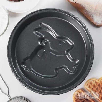 Заек зайче метална форма тава за кекс сладкиш Великден Великденска кексова за печене
