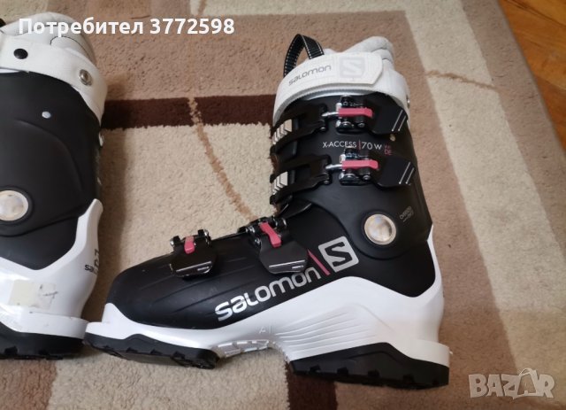 Дамски ски обувки Salomon X ACCESS 70 W wide White / Bk 37, снимка 7 - Зимни спортове - 44257967