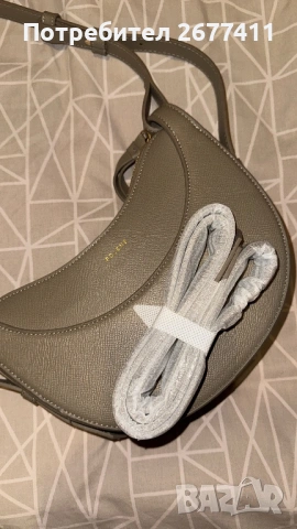 Дамска чанта Polene в сиво, снимка 3 - Чанти - 53184898