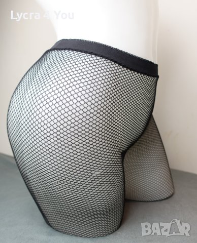 S черен чорапогащник средна мрежа с парче на дъното, снимка 5 - Бельо - 41938113