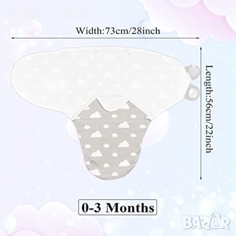 Нова бебешка пелена/ 0-3 месеца/Подарък Родител Бебе/, снимка 4 - Пелени, памперси - 40787043