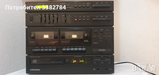 Аудио система GRUNDIG CCD650, снимка 9 - Аудиосистеми - 53224281