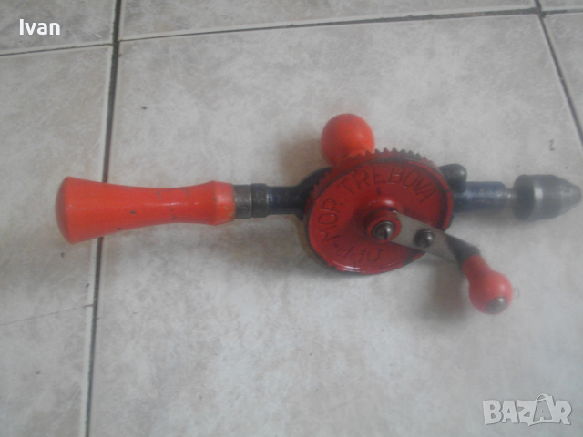 Нов Френски Профи Маткап Ръчна Дрелка Бормашина-190мм/Захват 0-8мм-Старо Качество-ОТЛИЧЕН-TREBOVA, снимка 2 - Бормашини - 44819809