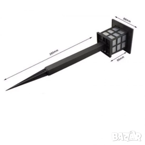 Комплект от 6 броя соларни LED лампи за двор и градина , снимка 2 - Градинска техника - 50589522