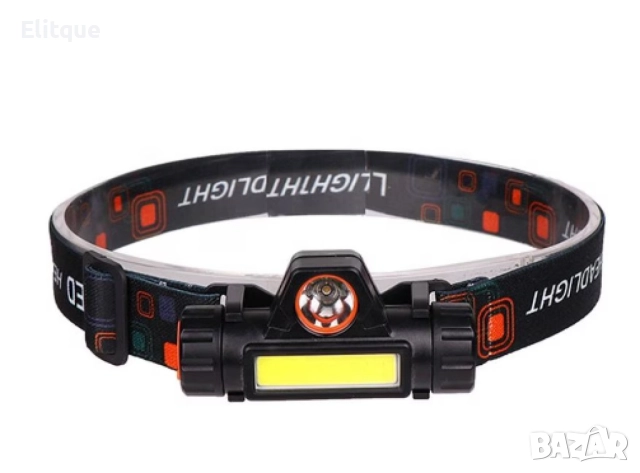 FL 61 Челник с регулируема LED и COB яркост, магнитен клипс и USB зареждане, 100m обхват, 1200mAh, снимка 3 - Други - 52856846