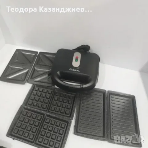 Грил - тостер, LEXICAL, 3В1, снимка 3 - Скари - 49763029