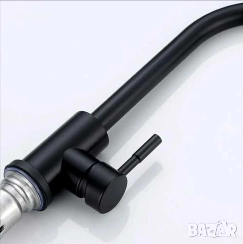 Едноръкохватков кухненски кран неръждаема стомана 360° въртящ се смесител за мивка, снимка 8 - Други стоки за дома - 52854041