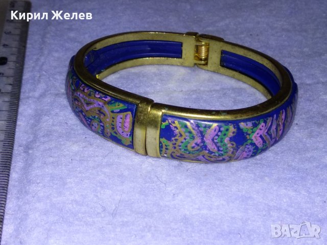 ПРЕКРАСНА РЪЧНО РИСУВАНА ЗЛАТИСТА ВИНТИДЖ - АРТ ГРИВНА ХУДОЖЕСТНЕВА ИЗРАБОТКА 9060