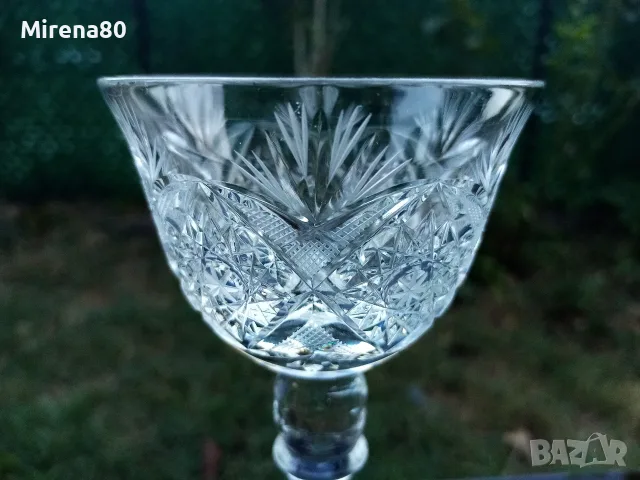 Български кристален сервиз за ракия, снимка 4 - Сервизи - 55827038