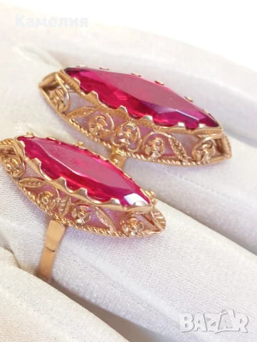 Руско злато. Уникат. , снимка 2 - Пръстени - 51213529