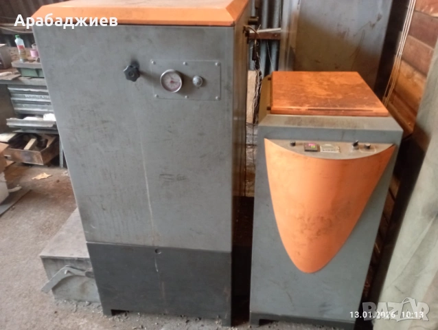 Продавам пелетен котел 75кв (75kW)