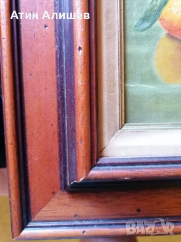 Натюрморт - авторска, маслени бои , снимка 3 - Декорация за дома - 41099678