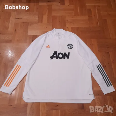 Мъжко горнище Манчестър юнайтед - Адидас - Manchester united - Adidas - season 2021/2022, снимка 1 - Футбол - 48242575