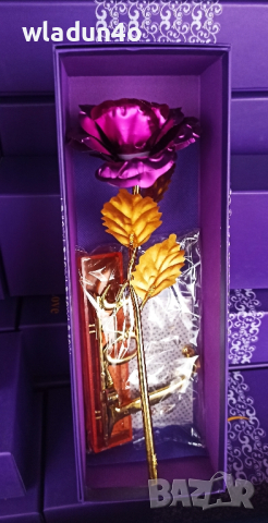 Вечна роза на поставка Love-15лв, снимка 8 - Романтични подаръци - 44603795