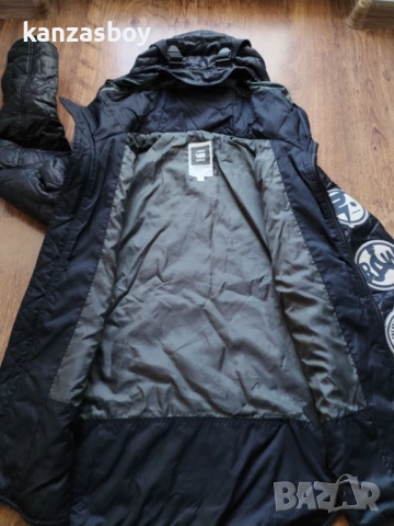 G-STAR RAW Men's Copper Quilted Hooded Overshirt - страхотно мъжко яке М, снимка 8 - Якета - 53670050