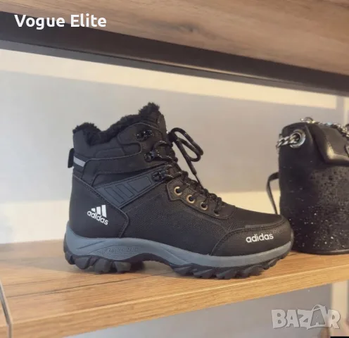 Черни зимни спортни обувки Adidas