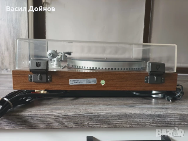 Грамофон PIONEER XL-1550 (PL-550), снимка 8 - Грамофони - 50749059