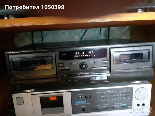 Идеален дек Technics SR-TR 373- Японски двукасетъчен автореверс, снимка 7 - Декове - 52088471