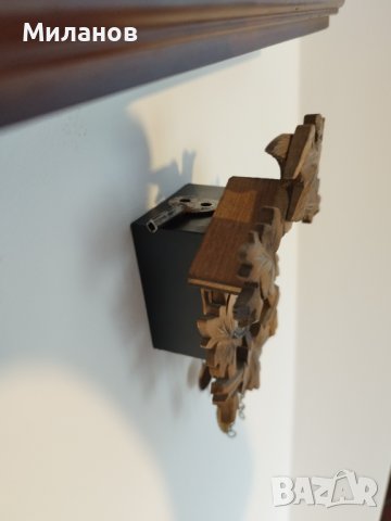 Стар механичен стенен часовник, снимка 3 - Антикварни и старинни предмети - 41815180