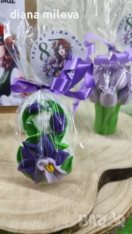 Подаръчен комплект за 8 ми Март!!!, снимка 4 - Декорация за дома - 49201452