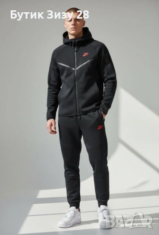 Мъжки екипи Nike Tech Fleece в 5 цвята , снимка 4 - Спортни дрехи, екипи - 53118416