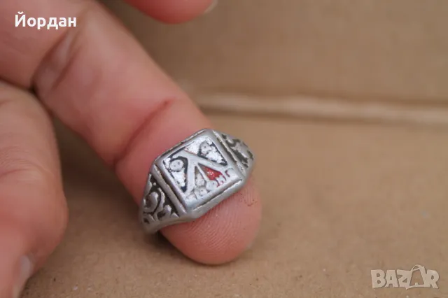 Алуминиев пръстен ''ФД Левски'', снимка 4 - Пръстени - 49771291