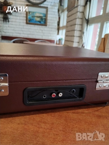 грамофон, вълшебно куфарче с презапис от него на флашка , блутут.Изход към усилвател, снимка 4 - Грамофони - 52647561